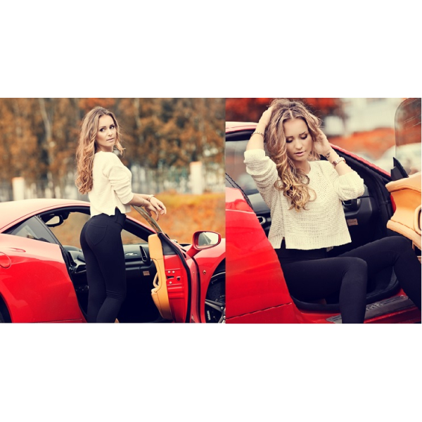 Legginsy modelujące Styling PLUS SIZE / wysoki stan / 2XL - 3XL - 4XL